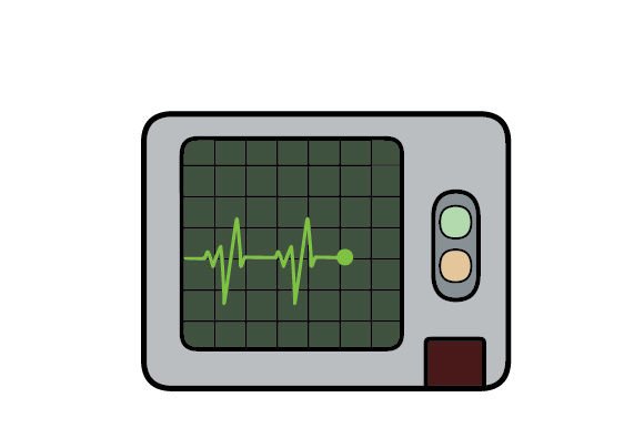 Heartbeat on a Monitor Crafts Medical
