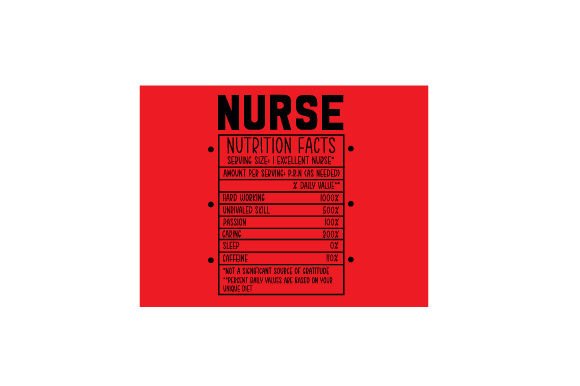 Nurse Nutritrion Fact, 15 Oz Mug Wrap Red
