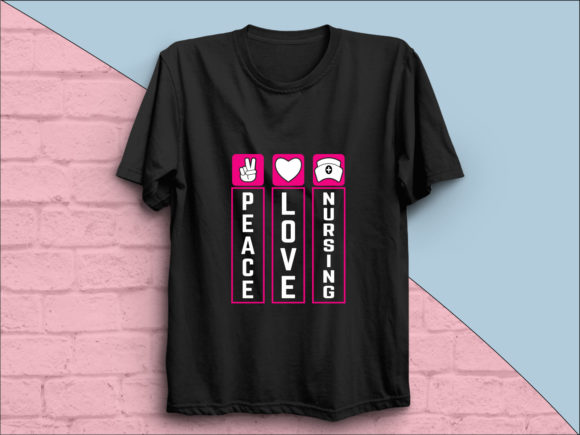Nurse Typography T-Shirt Design Graphics