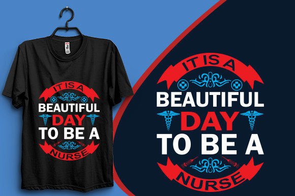 Trendy Nurse T-shirt Design Graphics